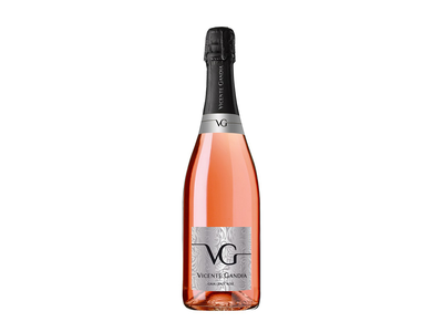 Putojantis vynas VICENTE GANDIA, Cava Brut Rose, 12%, 0,75 l