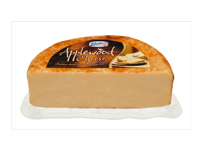 Dūmų skonio čederis APPLEWOOD, 54 % rieb. s. m., 1 kg