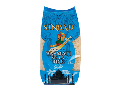 Basmati sella ryžiai GRALLA PREMIUM SINBAD, 1 kg