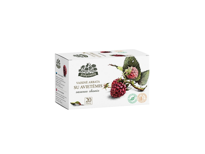 ŽOLYNĖLIO vaisinė arbata VASAROS SKONIS su avietėmis, 20 vnt., 50 g