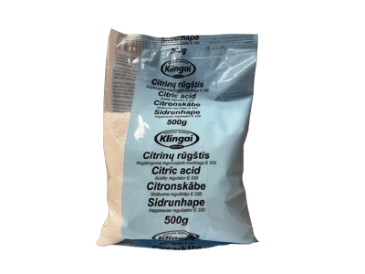 Citrinų rūgštis KLINGAI, 500 g