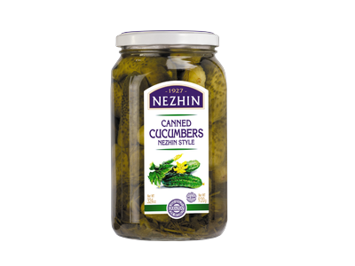 Konservuoti agurkai Neshin Style, NEZHIN, 920g/460g