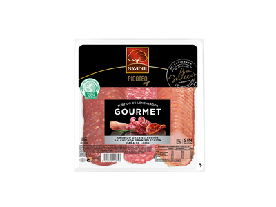 Vytintas kiaulienos gaminių rinkinys CAMPOFRIO , NAVIDUL Chorizo, Salchichon, Lomo, griežinėliais, 9