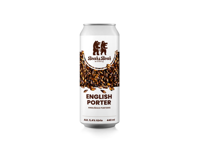 Alus BEAR & BOAR ENG. PORTER, 5,4 %, 0,44 l