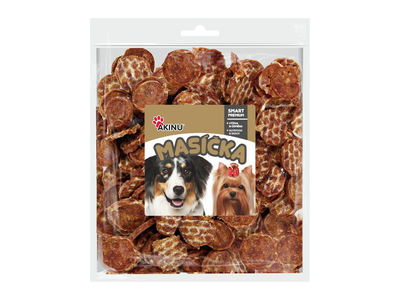 Antienos traškučiai šunims AKINU, 300 g