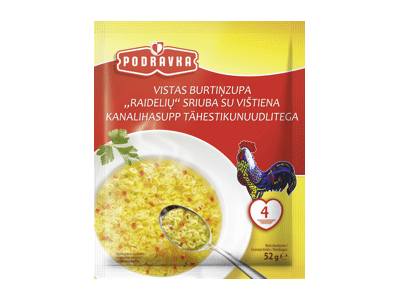 Greitai paruošiama sriuba ABC PODRAVKA, 52 g