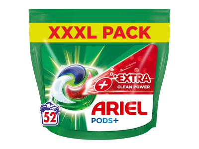 Skalbimo kapsulės ARIEL  Extra Clean, 52 skalb.