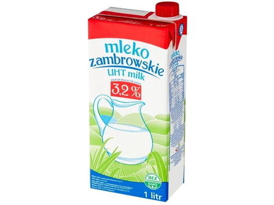 Pienas ZAMBROWSKIE, 3,2%, UAT, 1 l (M)