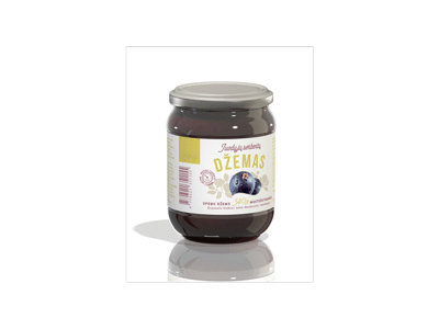 Juodųjų serbentų džemas SKANOVĖ, 540 g