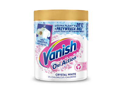 Sk. dėmių valikl. miltel. VANISH WHITE, 970 g