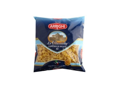 Makaronai  ARRIGHI, kriauklės, Nr. 42, 500 g