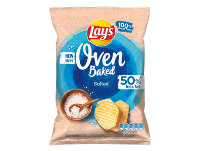 Bulvių traškučiai LAY'S, Oven Baked su druska, 110g