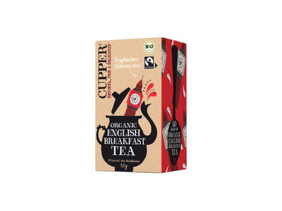 Ekologiška arbata ENGLISH BREAKFAST CUPPER, 20x2,5 g, 50 g