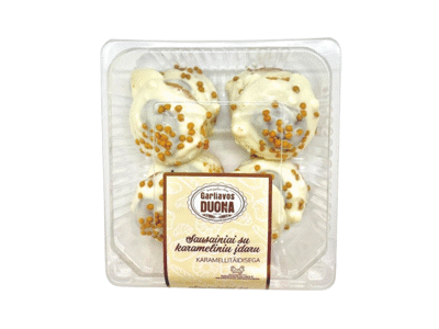 GARLIAVOS DUONOS sausainiai su karameliniu įdaru, 300 g