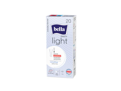 Higieniniai įklotai BELLA LIGHT SENSITIVE, 20 vnt.