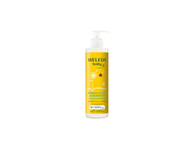 WELEDA, CALENDULA, šampūnas ir prausiklis, 400 ml