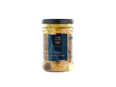 Sūriu įdarytos figos WELL DONE PREMIUM, rapsų aliejuje, 250 g