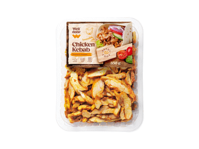 Keptas vištienos kebabas WELL DONE, 350 g