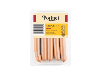 Virtos pieniškos dešrelės PORMET, I r., 260 g