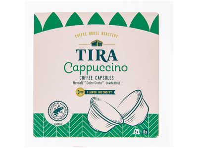 Kavo kapsulės CAPPUCINO DG TIRA, 16 vnt.