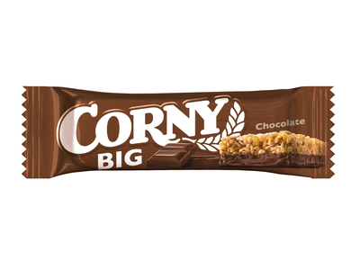 Javainių batonėlis CORNY Big, šokoladinis, 50 g
