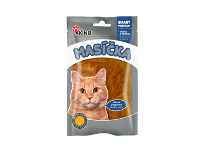 Kačių skanėstas AKINU su vištiena, 50 g