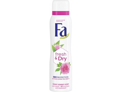Dezodorantas FA Fresh & Dry Pink Sorbert, rutulinis, 50 ml