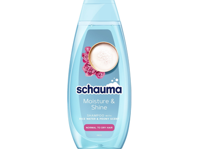 Plaukų šampūnas SCHAUMA, Moisture & Shine, 400 ml