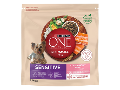 Saus. ėd.PURINA ONE MINI SENSITIVE,1,5kg