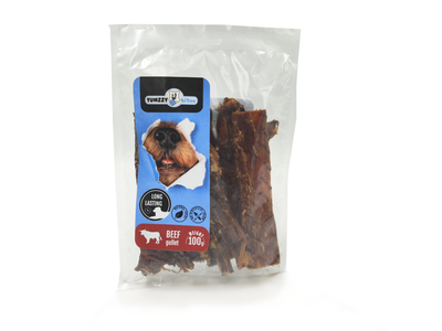 Džiovinta plokščia jautienos stemplė YUMZZYBITES, 100 g