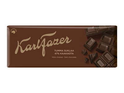 Juodasis šokoladas KARL FAZER, 180 g