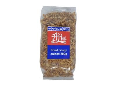Traškūs kepinti svogūnai AJI, 200 g