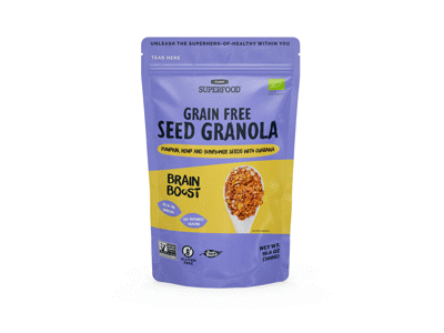 Ekologiška granola SUPERFOOD BRAIN BOOST, 300 g