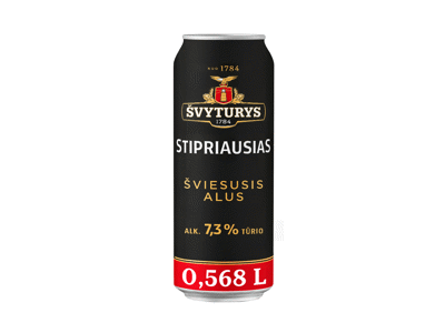 ŠVYTURIO STIPRIAUSIAS alus, 568 ml