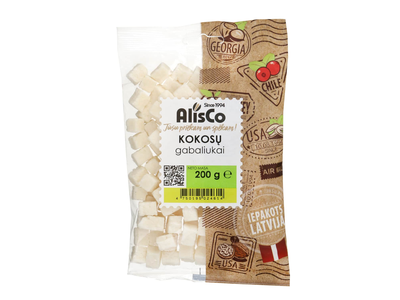 Džiovinti kokoso gabalėliai ALIS CO, 200 g