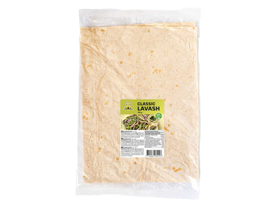 Klasikinis perlenktas lavašas, 120g