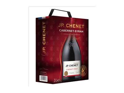Raudonasis sausas vynas JP. CHENET CABERNET-SYRAH, 3 l