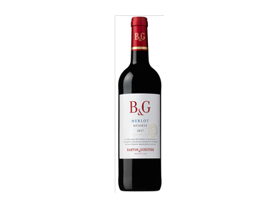 Raudonasis sausas vynas B&G MERLOT RESERVE, 750 ml