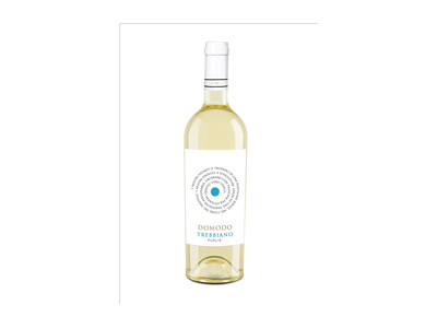 Baltasis sausas vynas DOMODO TREBBIANO PUGLIA, 750 ml
