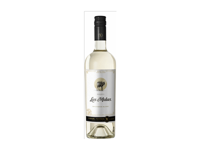 Ekologiškas baltasis sausas vynas LAS MULAS SAUVIGNON BLANC, 750 ml