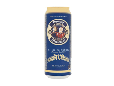 Tamsusis kvietinis alus APOSTEL WEISSBIER DUNKEL, 500 ml