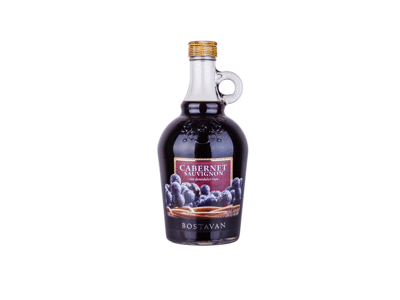 Raudonasis pusiau saldus vynas CABERNET SAUVIGNON, 1 l
