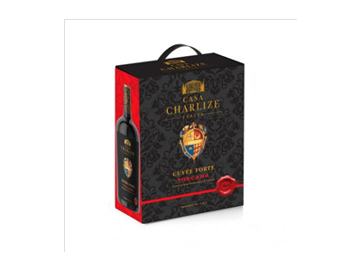 Raudonasis sausas vynas CASA CHARLIZE, 3 l