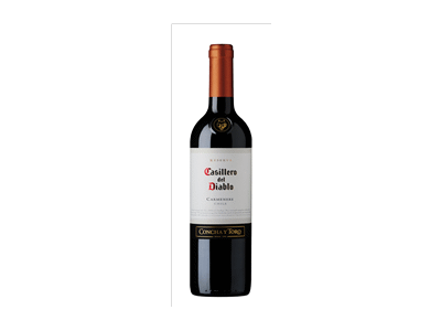 Raudonasis sausas vynas CASILLERO DEL DIABLO CARMENERE, 750 ml