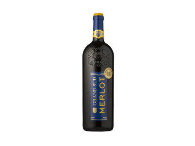 Raudonasis sausas vynas GRAND SUD MERLOT, 1 l, 1 l