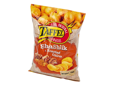 Bulvių traškučiai TAFFEL SHASHLIK&ROASTED ONION, 130 g