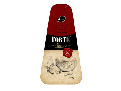 Kietasis sūris VALIO Forte Classico, 10 mėn., 180 g