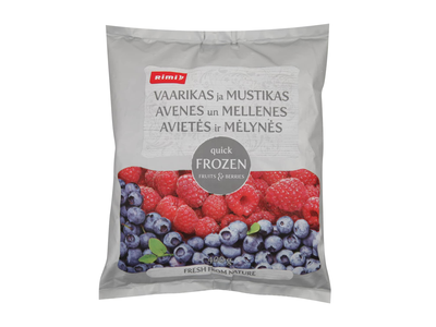 Aviečių-šilauogių asorti, užšal,Rimi400g