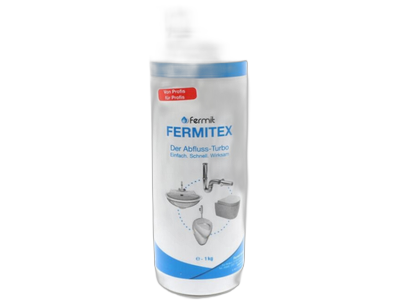 Kanalizacijos vamzdžių valymo priemonė Fermitex 1kg Professional