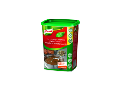 Padažas KNORR, su žaliaisiais pipirais, 0,85 kg